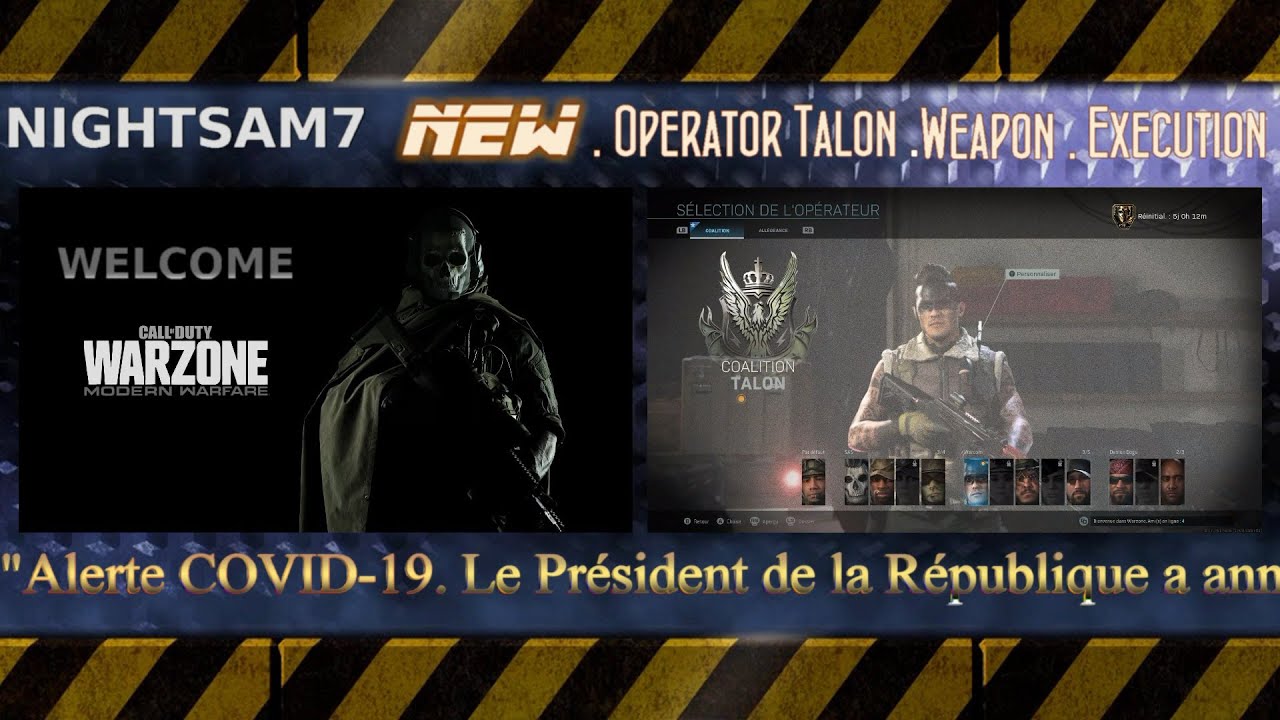 WARZONE.Operator Talon.Weapon.Execution.COVID-19