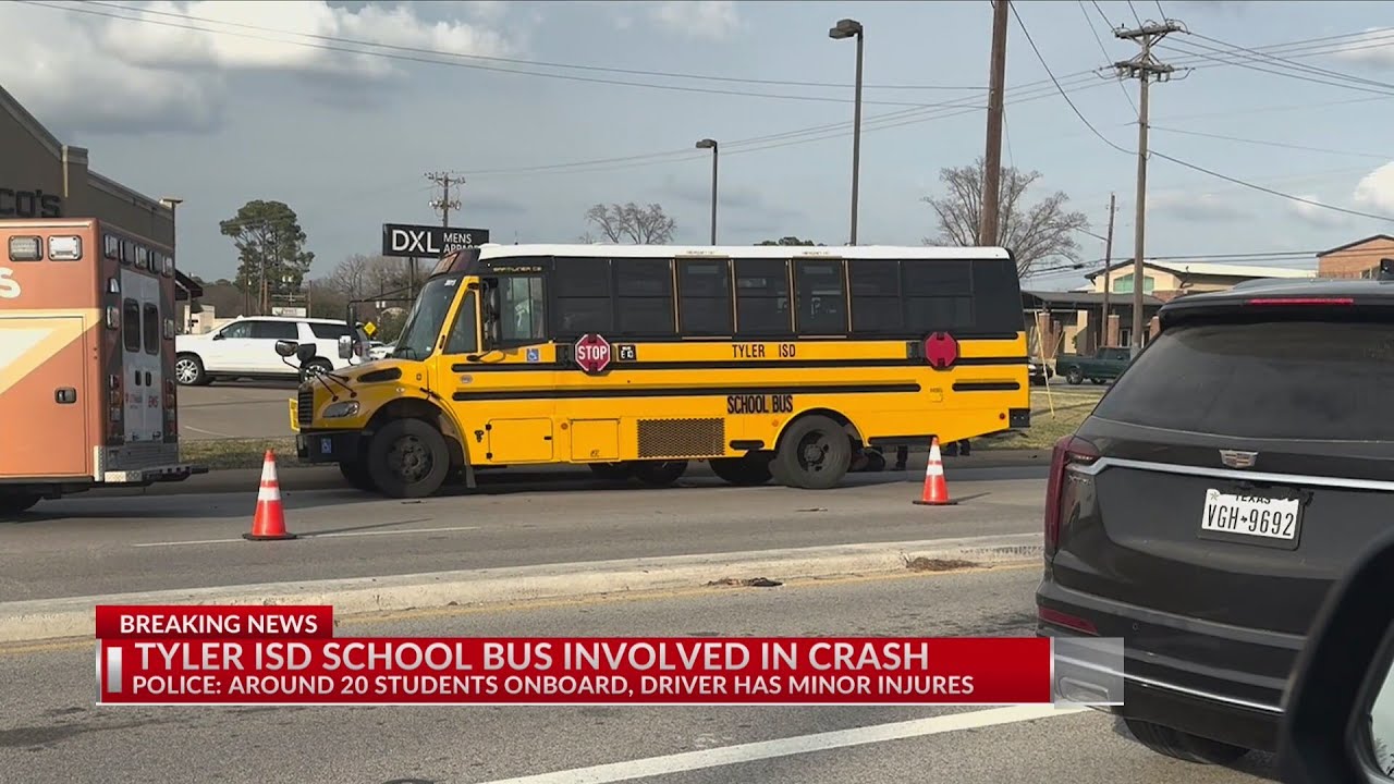 1 injured after Tyler ISD bus crash on Loop 323