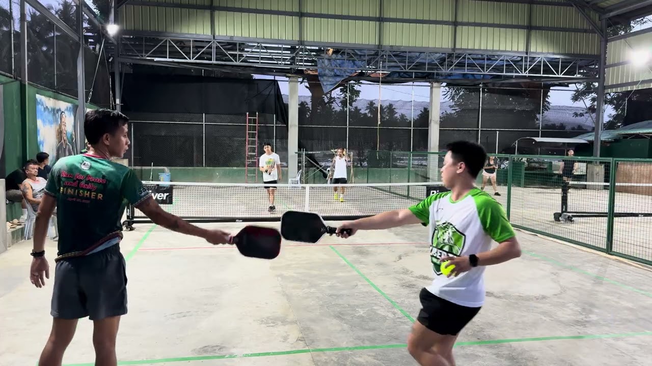 Practice makes perfect …!!! #pickleball #hobby #friendlymatch
