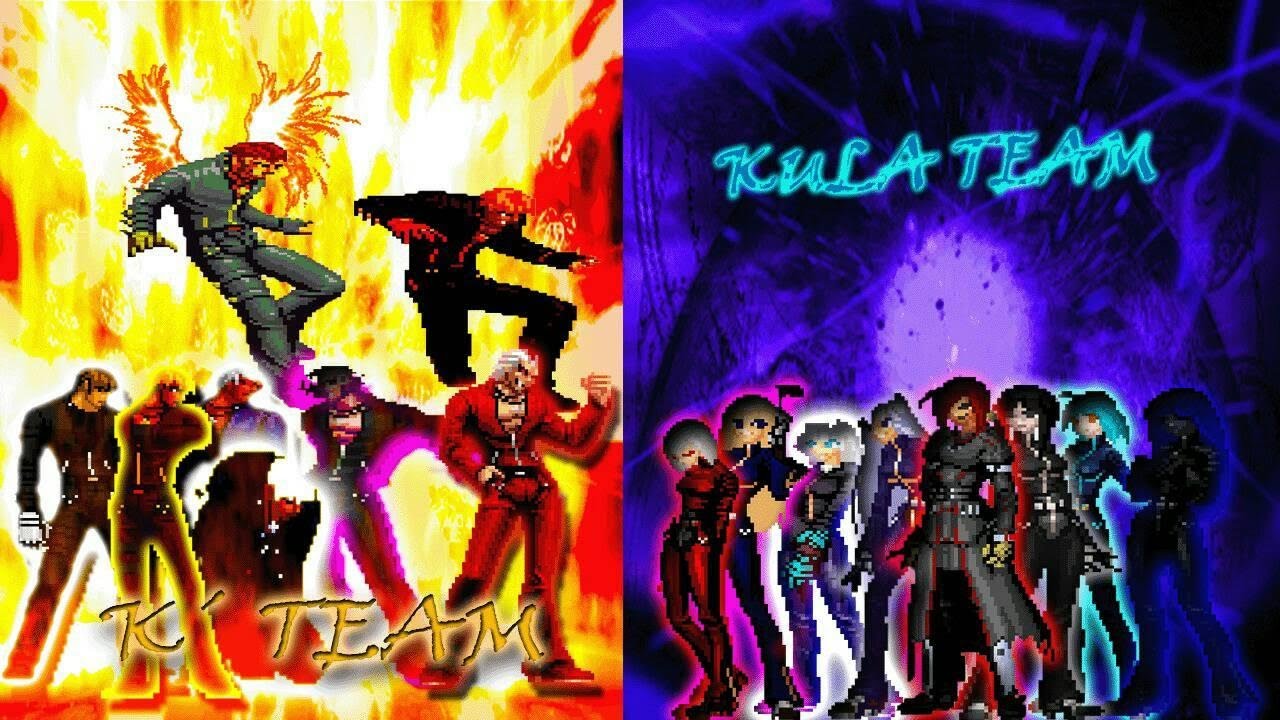 KOF MUGEN Ultimate K' Team vs Ultimate Kula Team