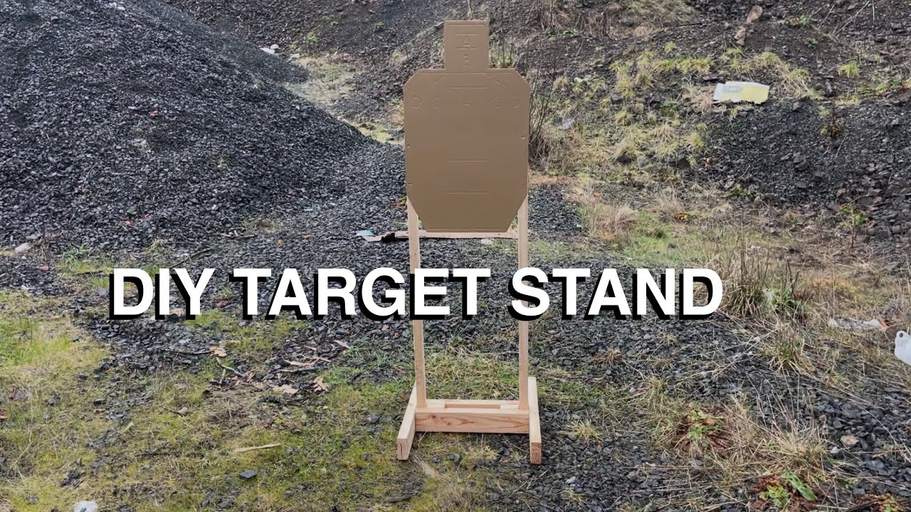 DIY Wooden Target Stand for USPSA & IPSC Targets