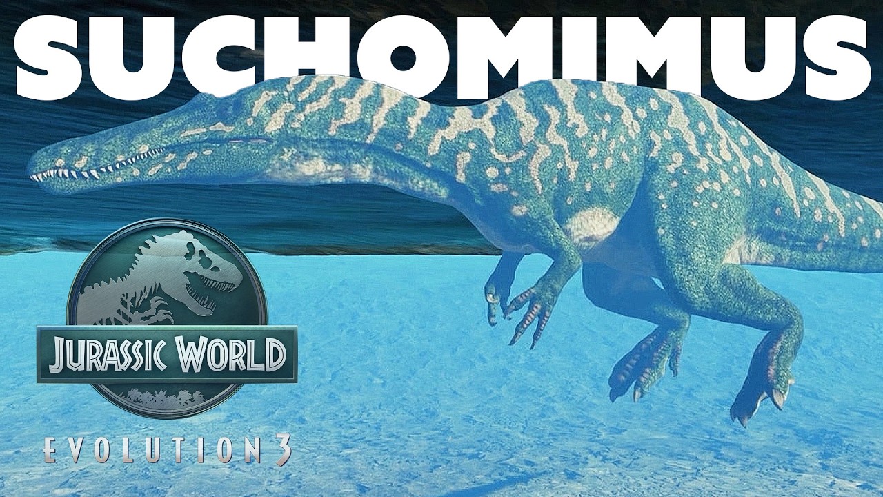 🔲 SUCHOMIMUS SHOWCASE & My First JWE3 Habitat Build! | Jurassic World Evolution 3 News