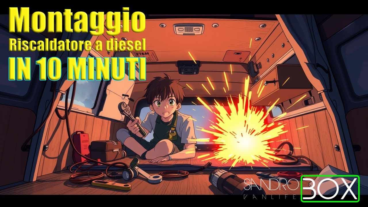 Montiamo il riscaldatore a diesel in 10 minuti -SANDROBOX VANLIFE-