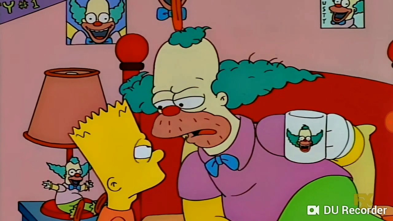Estuviste bebiendo gasolina Krusty los Simpsons latino