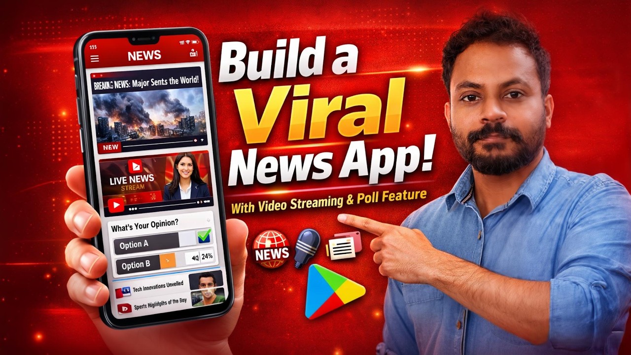 Build a Viral AI News App & Publish to Play Store (Step-by-Step Guide) #arknox