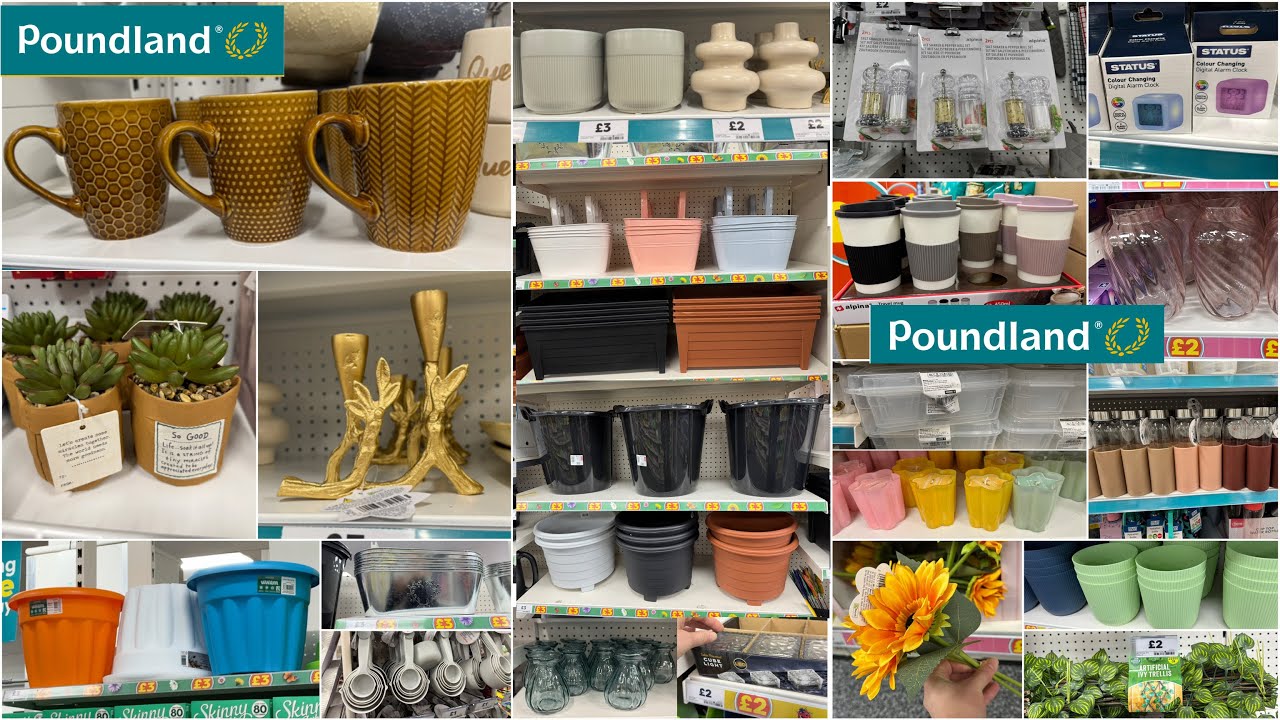 &diams;️POUNDLAND&diams;️WHAT&rsquo;S NEW IN STORES😍HOME DECOR, KITCHEN ITEMS, GARDEN DECOR, STORAGE ITEMS🔹March 2026