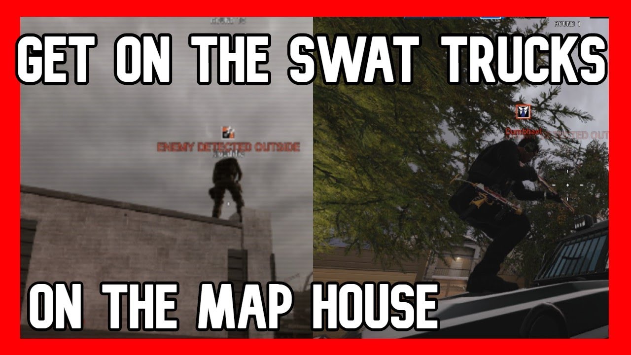 GLITCH onto ALL SWAT TRUCKS ON HOUSE | R6