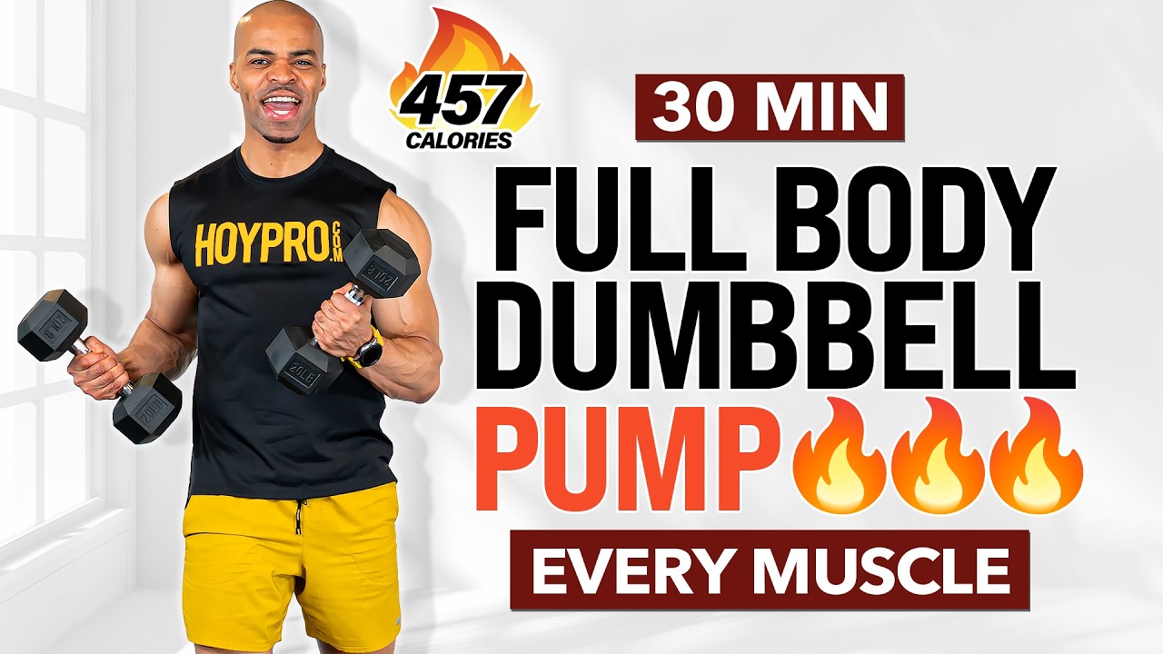30 MIN Dumbbell Strength Workout | Sculpt Every Muscle (No Jumping)