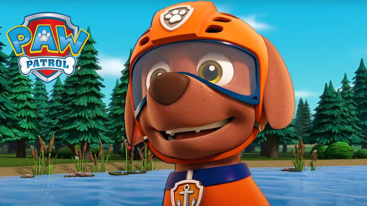 Zuma's Water Rescue! - PAW Patrol Episode - Cartoons for Kids Compilation