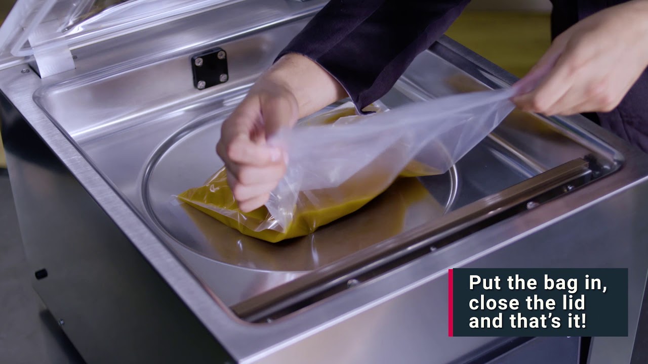 EN - Unsupervised vacuum packing of liquids with Mychef iSENSOR