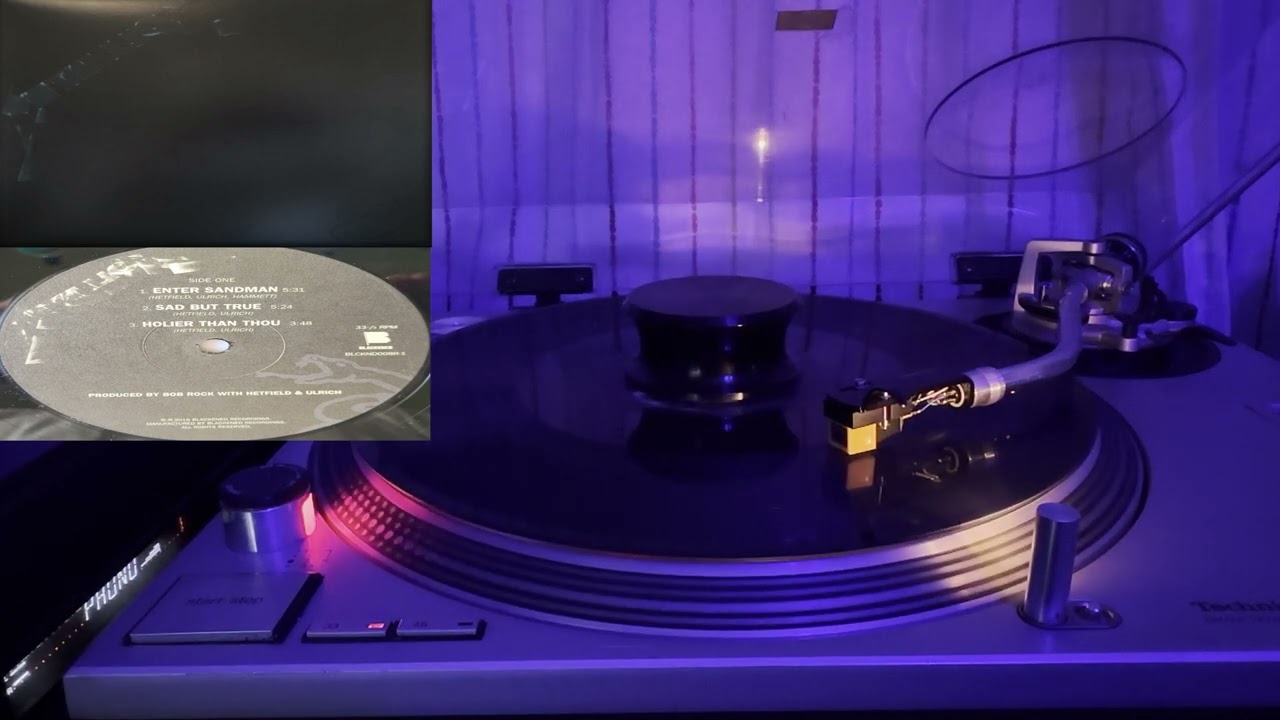 Metallica - Holier Than Thou - HQ Vinyl Rip - Black Album Play Through - 4K Rip - 2021 Remastered