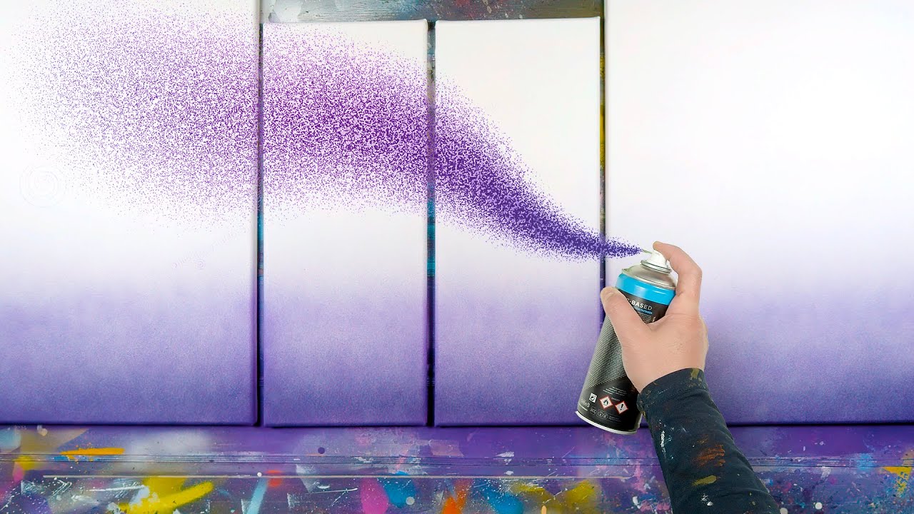 VERY SIMPLE ABSTRACT PAINTING With Acrylic paint  | Gloxinia