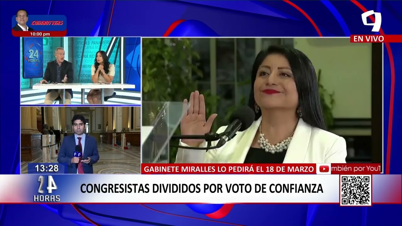 Congresistas divididos por voto de confianza