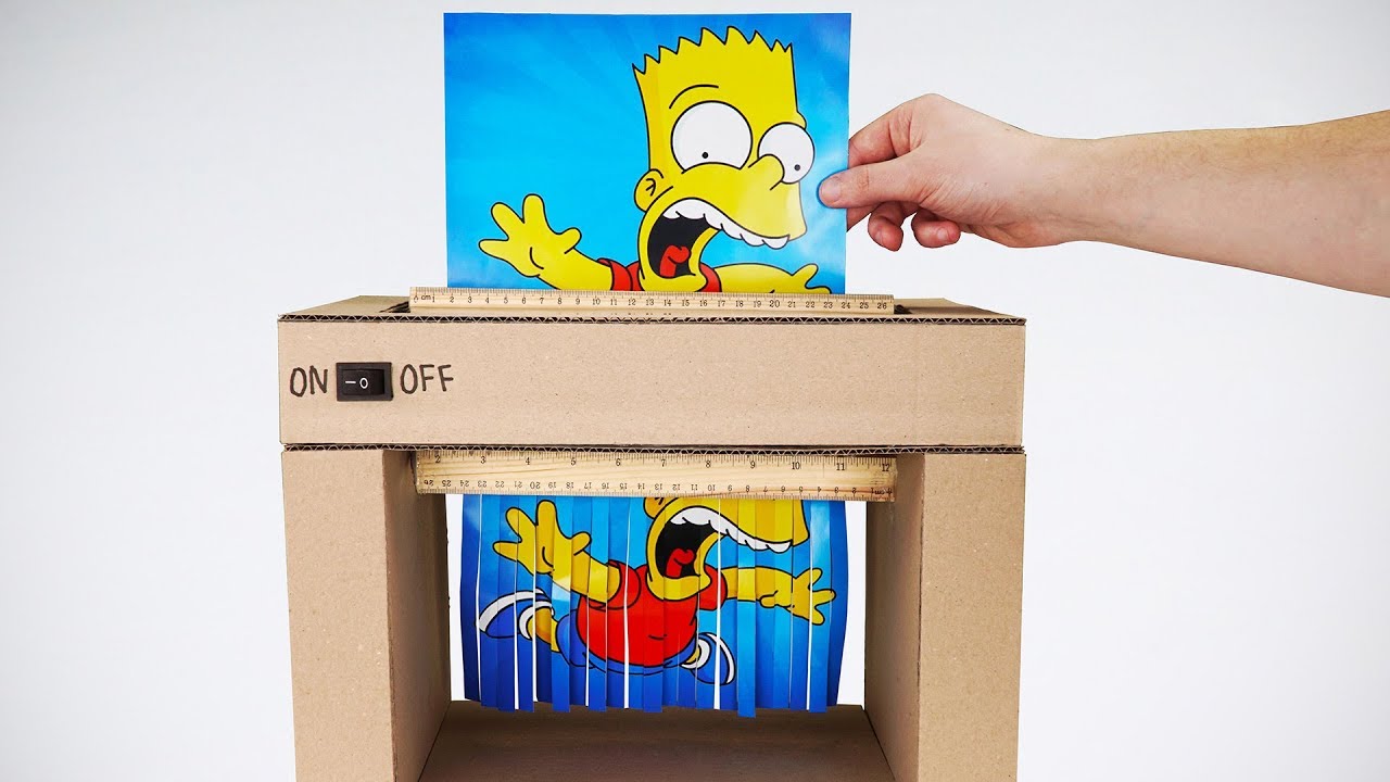 DIY Paper Shredder Machine