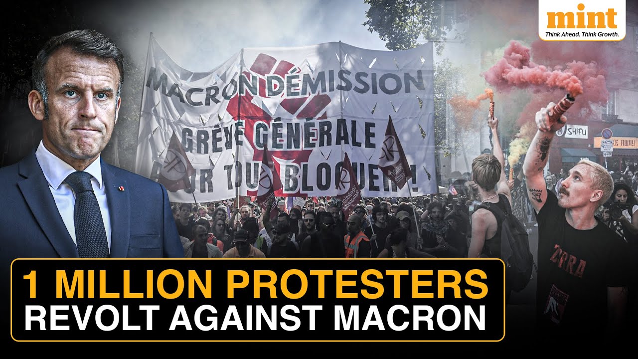 Французская революция 2.0? Миллион разгневанных протестующих выступают против Макрона, вынуждая п...