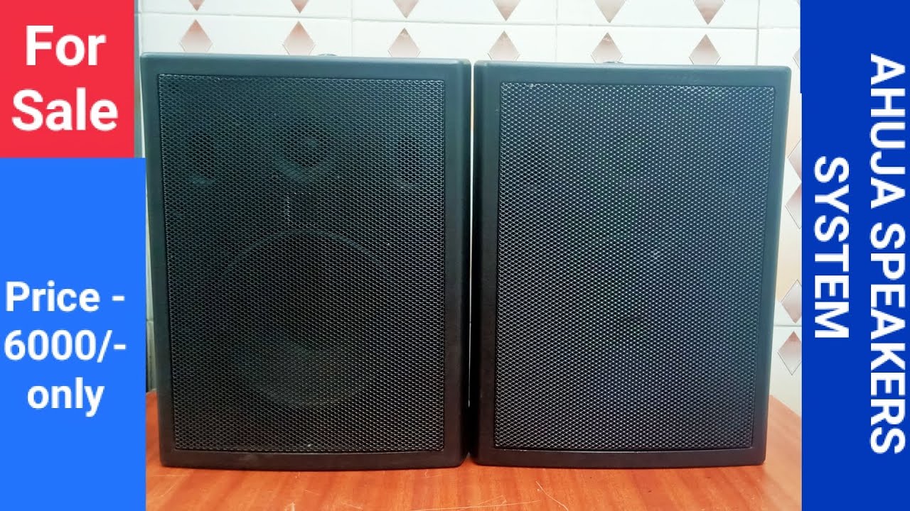 AHUJA SPEAKERS SYSTEM Nice Performance and Condition Contact No - 8750424840