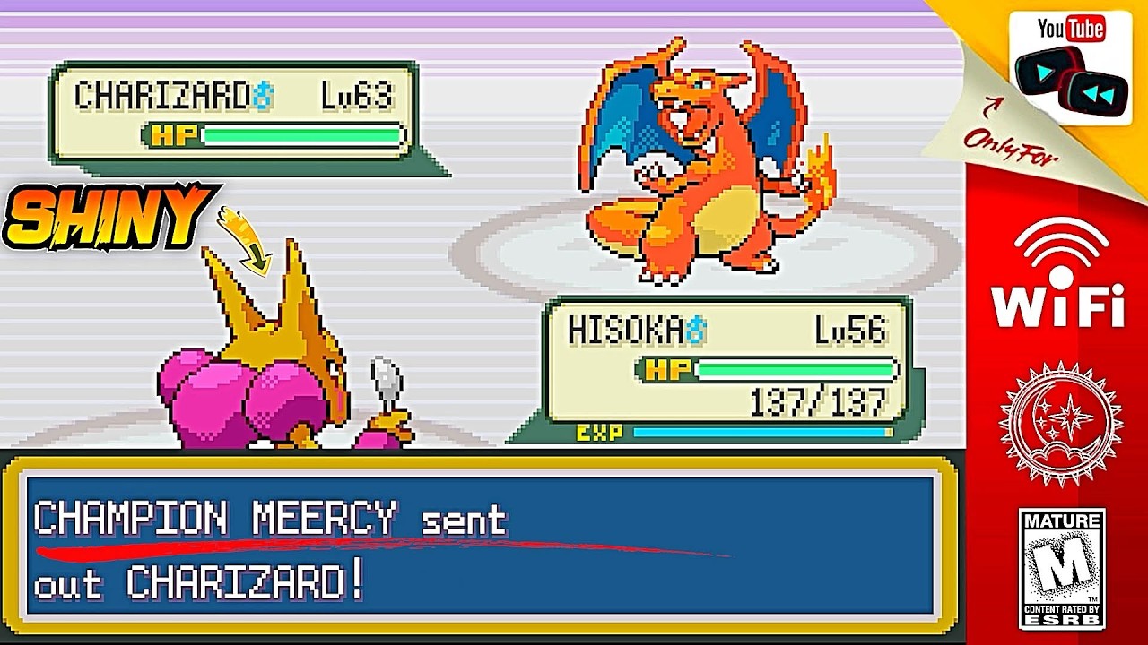 Pokemon FireRed & LeafGreen Shiny Psychic Team Vs Full Elite On Switch 2