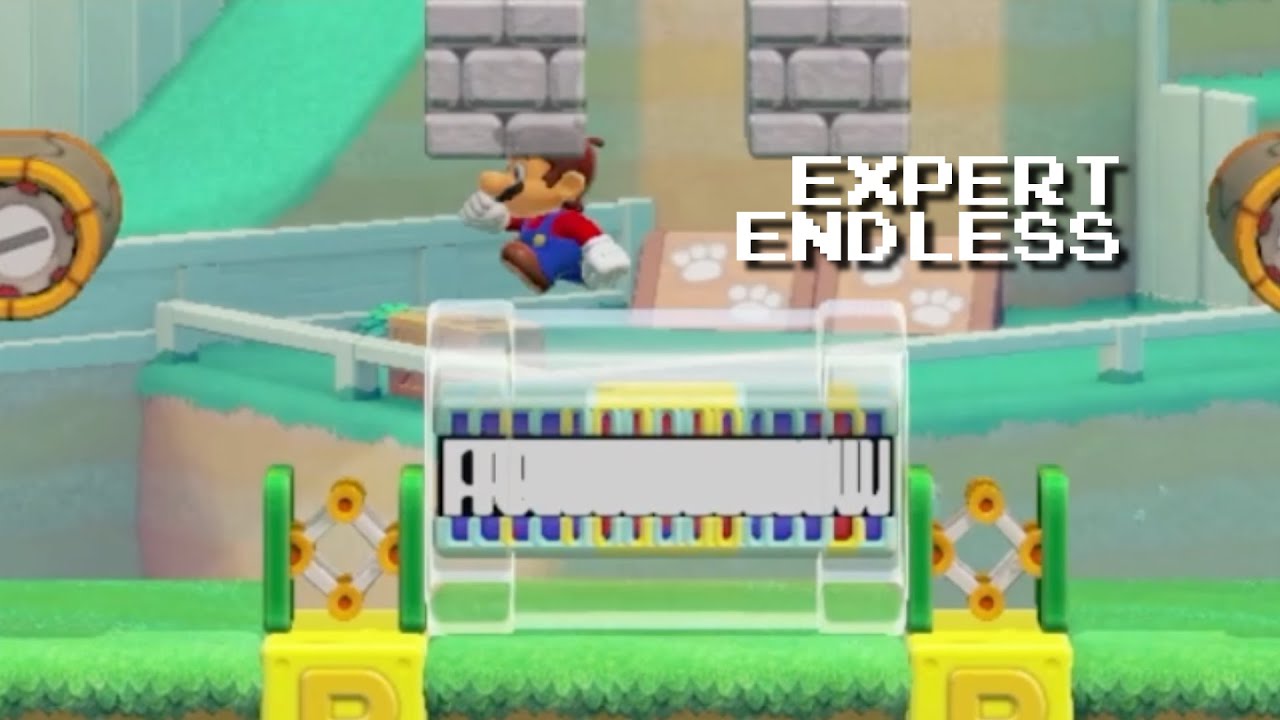 Expert Endless: Новый цвет POW (Mario Maker 2)