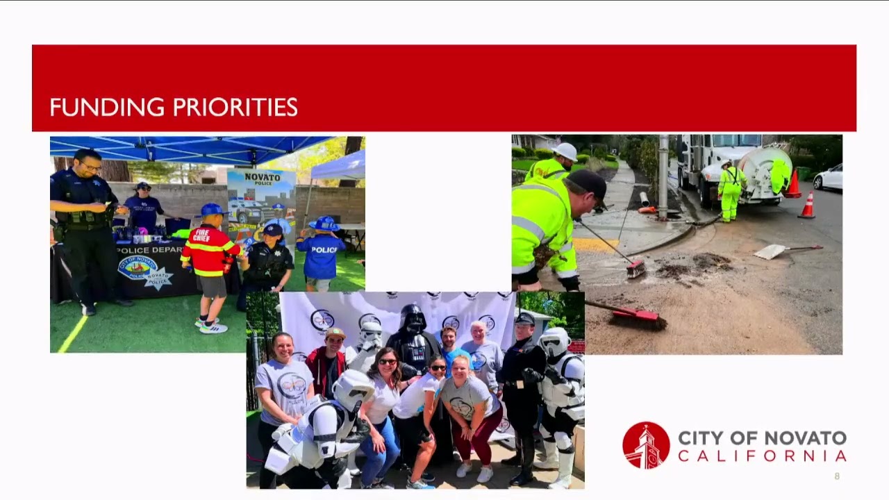 Novato City Council Meeting: Fiscal Sustainability Update (October 22, 2024)