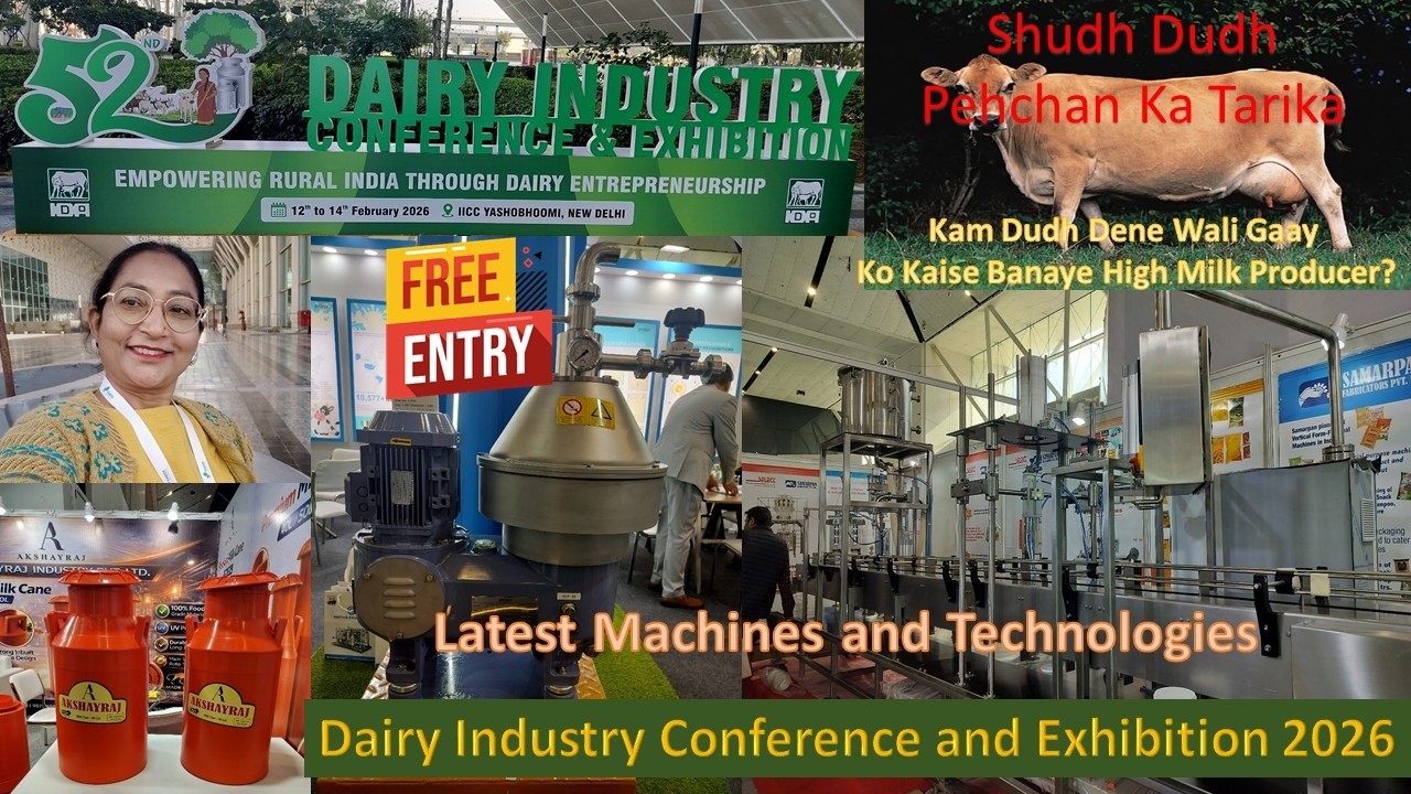 52nd Dairy Industry Conference and Exhibition 2026 Yashobhoomi Convention Centre Delhi entrepreneurs