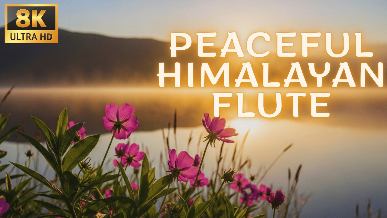 Morning Peaceful Flute Music | Bansuri (बाँसुरी) | Himalayan Meditation & Healing Atmosphere