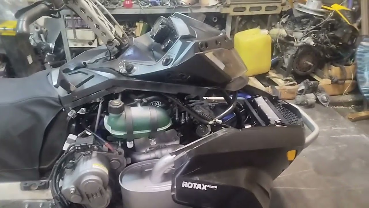 Свап BRP tundra XY 600 на КПП от 550 и мотор 3А-90.