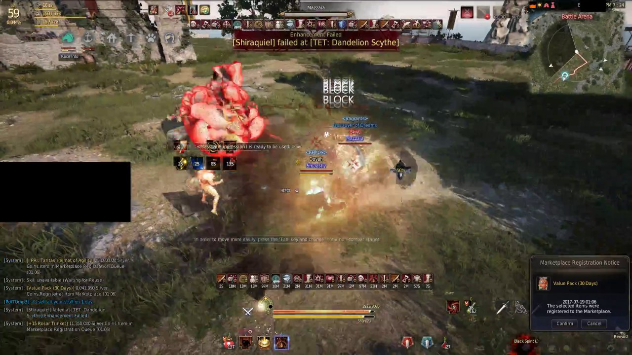 Black Desert Online: 59 Striker vs 61 Witch Duels