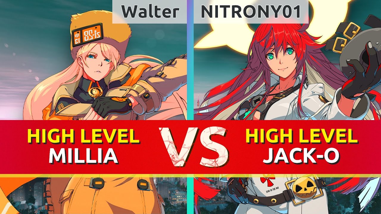 GGST ▰ Walter (Millia Rage) vs NITRONY01 (Jack-O Valentine). Guilty Gear Strive High Level Gameplay