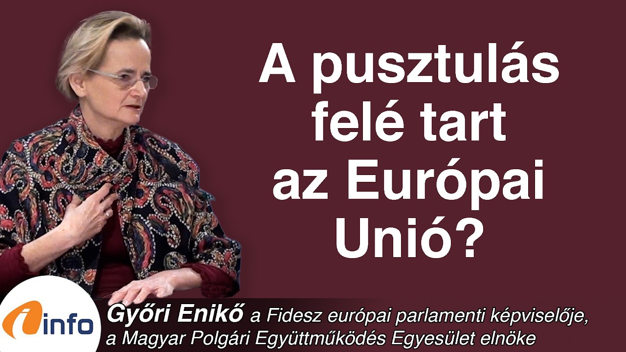 A pusztulás felé tart az Európai Unió? Győri Enikő, Inforádió, Aréna