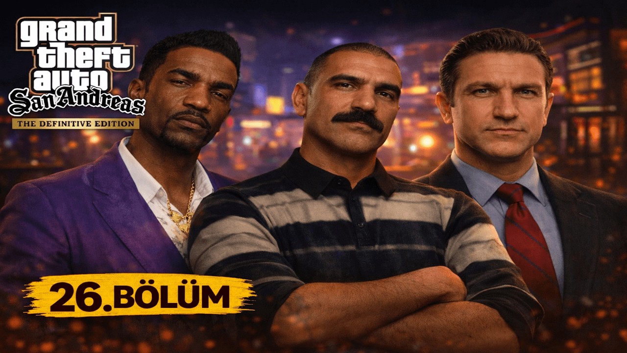 JIZZY & T-BONE & MIKE  | GTA San Andreas Definitive Edition Bölüm 26
