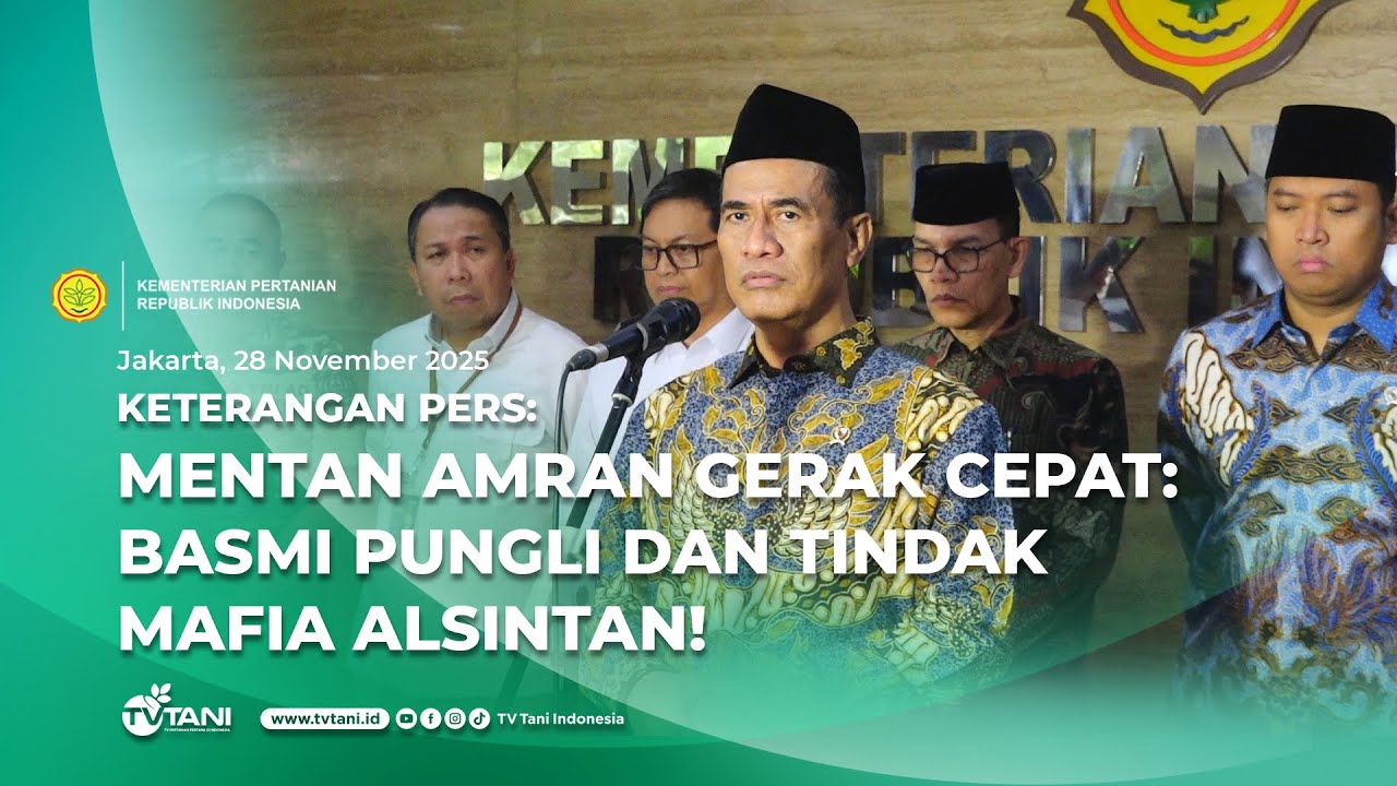 Mentan Amran Tegaskan Komitmen Penanganan Bencana dan Pembersihan Praktik Pungli di Sektor Pertanian