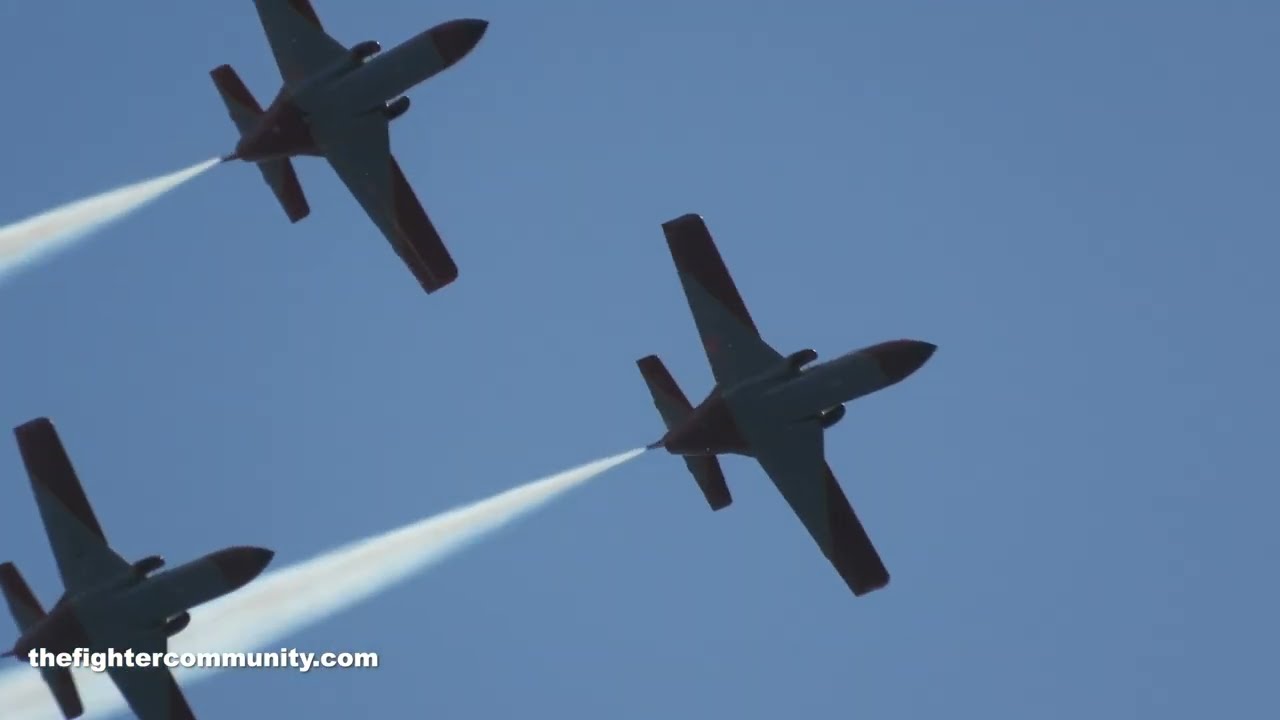 (4K) La Patrulla Águila en Tenerife Festival Mando Aéreo de Canarias Las Teresitas Ejército del Aire