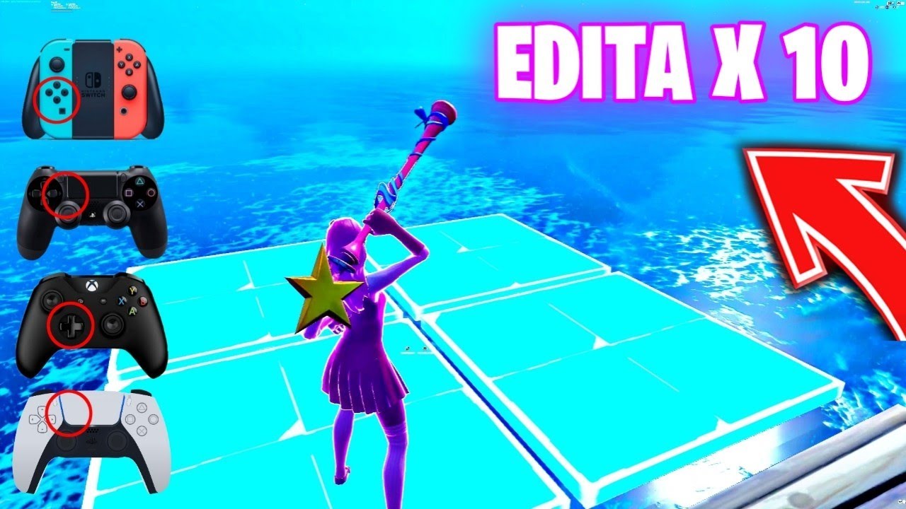 NUEVO 😱 Como *EDITAR Mas RAPIDO* en FORTNITE (PS4/Ps5/XBOX/SWITCH) / Mejora en Mando