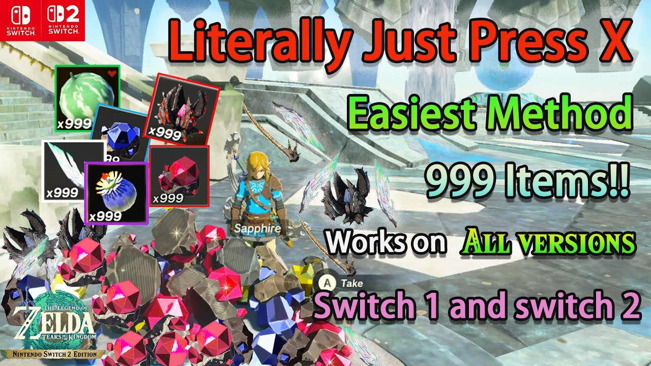 EASIEST Item Duplication Glitch in Tears of the Kingdom (All versions)