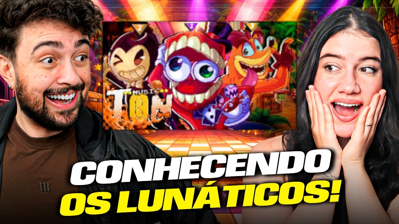 Lunáticos 4 | Bendy, Caine e Crash | Papyrus Da Batata React