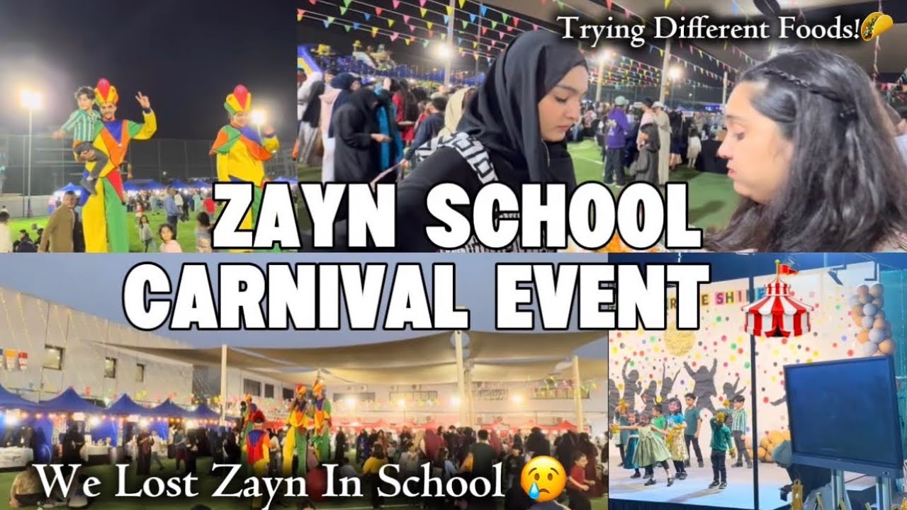 Zayn Kho Gaya? 😢 School Carnival Vlog & FoodTour