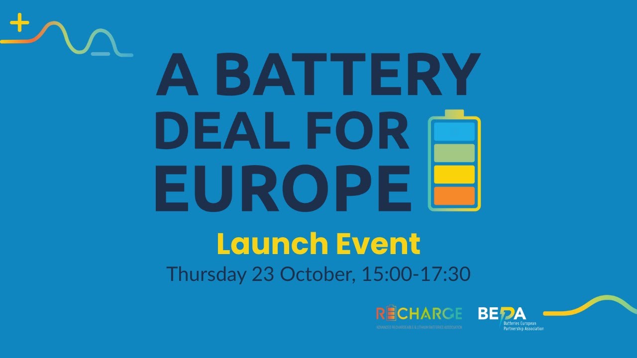 LIVESTREAM: A Battery Deal for Europe