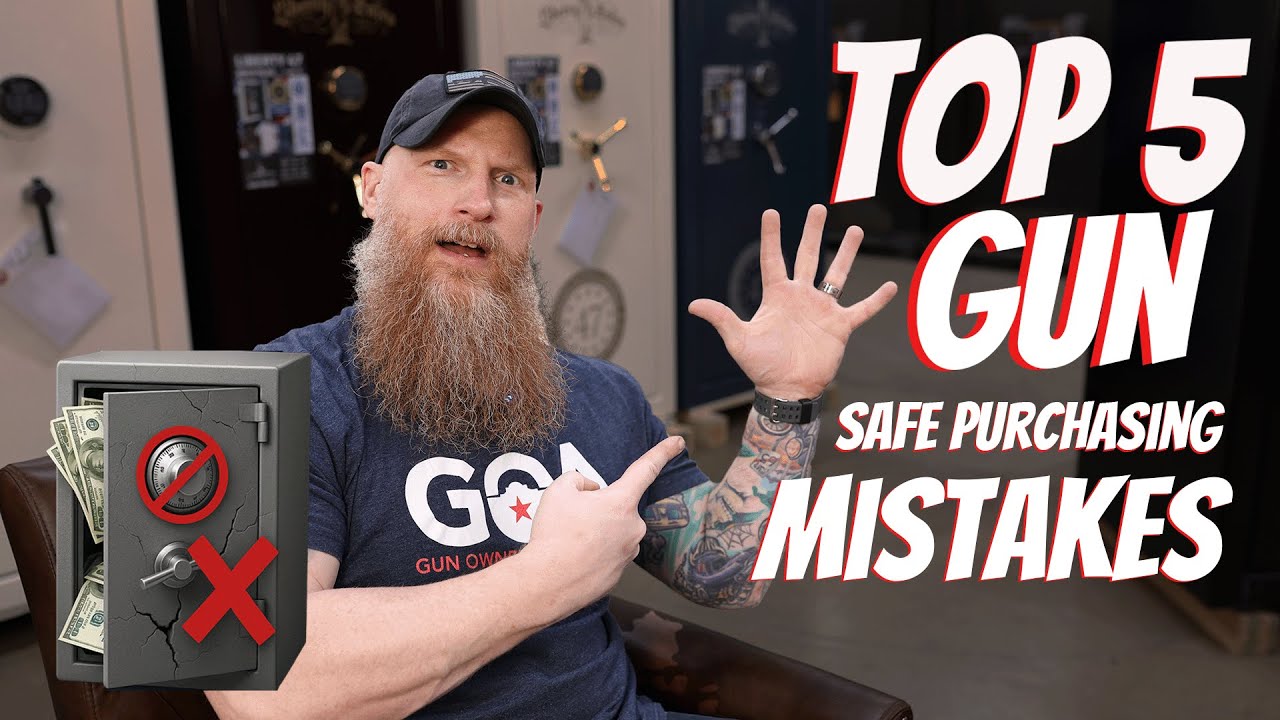 Top 5 Mistakes People Make When Buying a Gun Safe