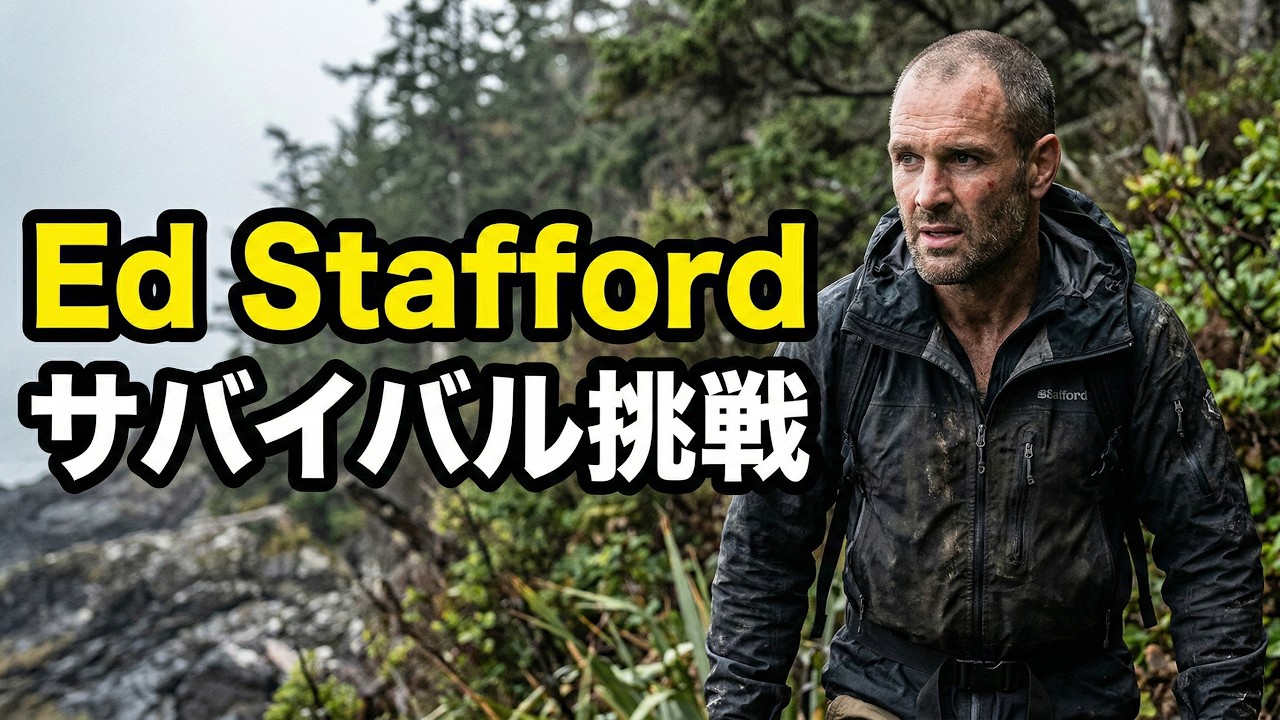 エド・スタフォードがサバイバルに挑戦し、地図上の未知の土地を探検する