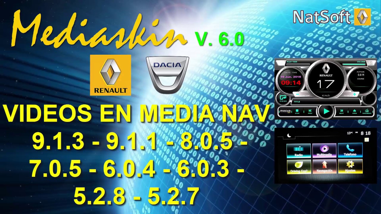 VIDEOS 2024 🥰 en MEDIANAV 💥 Mediaskin V.6.0  🟢 RENAULT DACIA MEDIA NAV DIRECTO #renault #dacia
