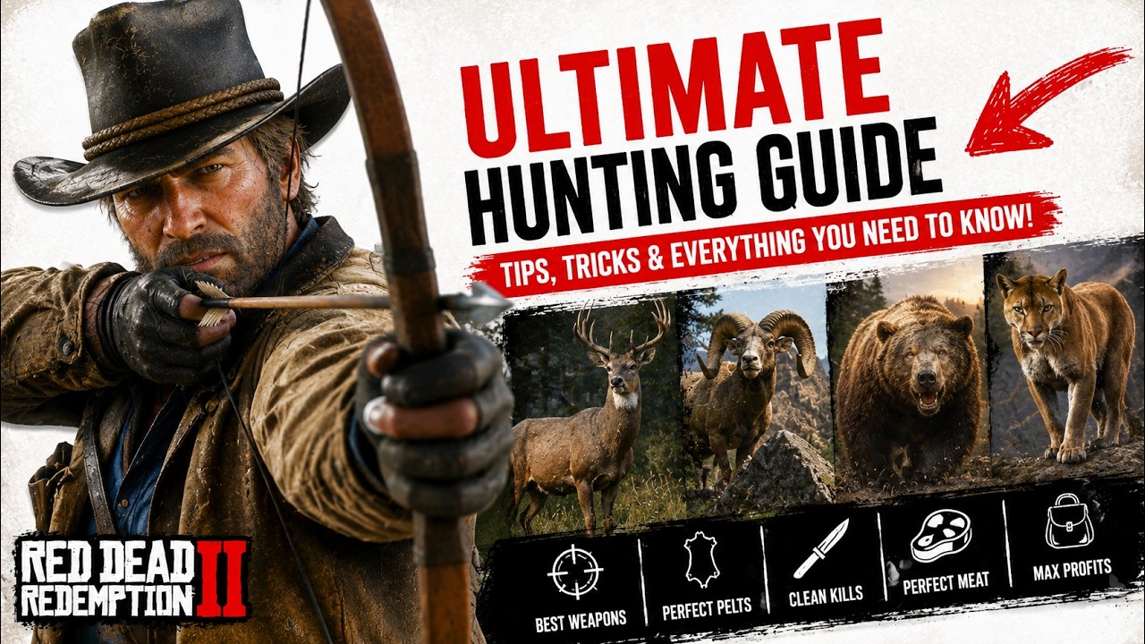 RDR2: Ultimate Hunting Guide &ndash; Stop Ruining Perfect Pelts!