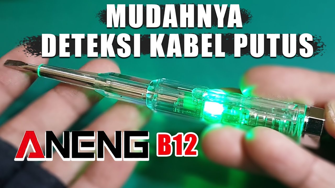 TESPEN AJAIB, ANENG B12 DUAL LED SCREWDRIVER🪛⚡
