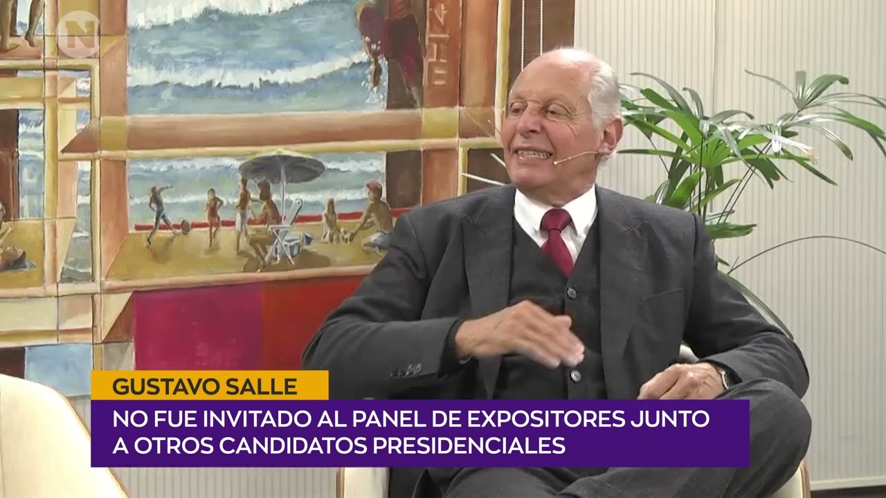 Gustavo Salle no fue invitado al panel de expositores junto a otros candidatos presidenciales