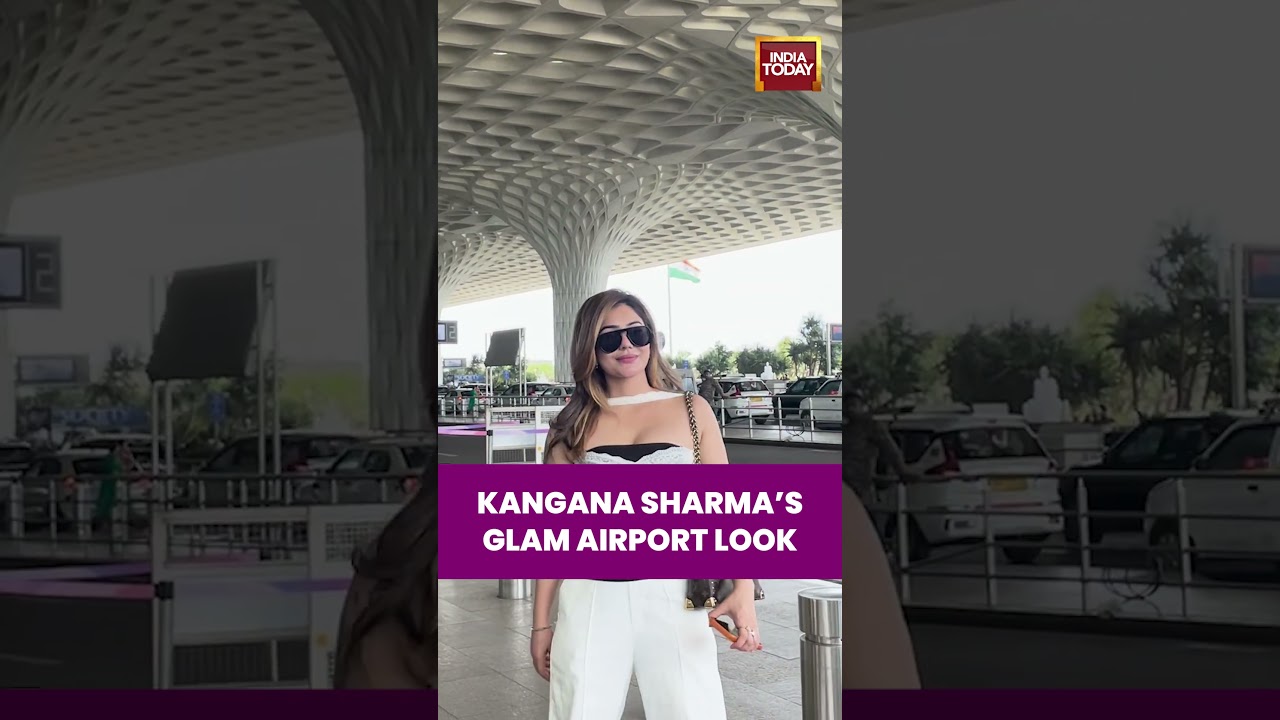 Kangana Sharma&rsquo;s Glam Airport Apperance | Bollywood | Entertainment