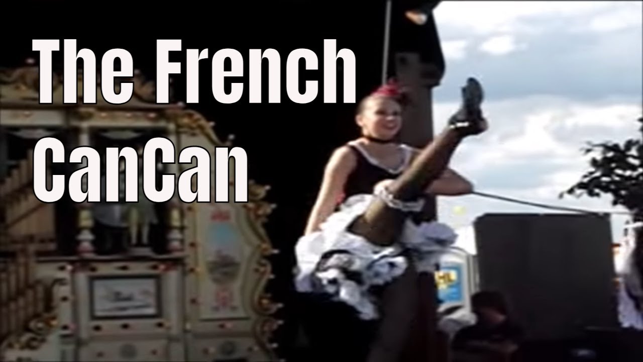 French CanCan Dancers at Haddenham Steam Rally