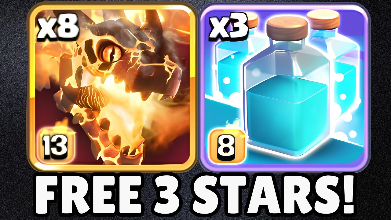 EASIEST CWL Army Right Now&hellip; Super Dragons Are FREE 3 STARS