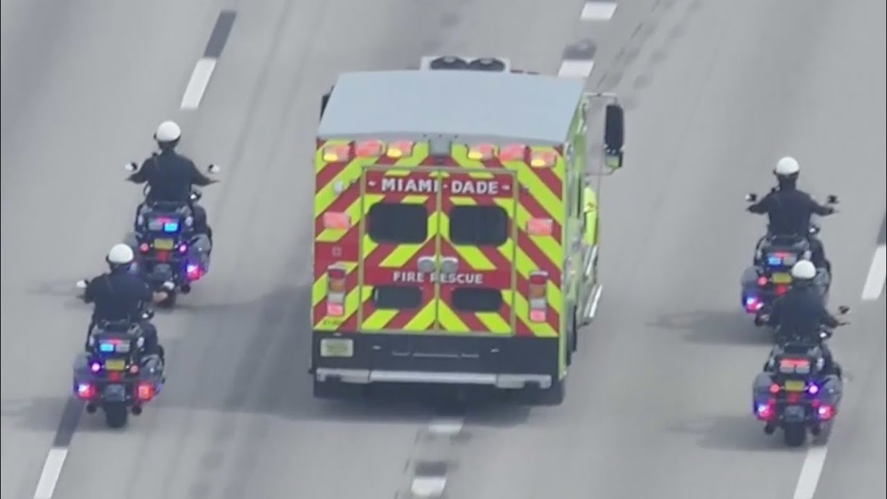 Doral police vehicle towed from scene of death investigation in southwest Miami-Dade
