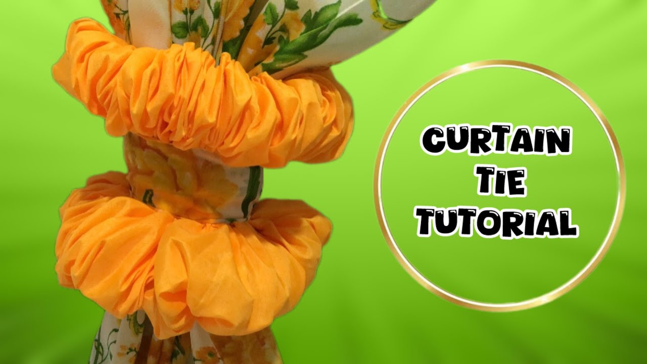 Curtain Tie | Curtain Holder Tutorial