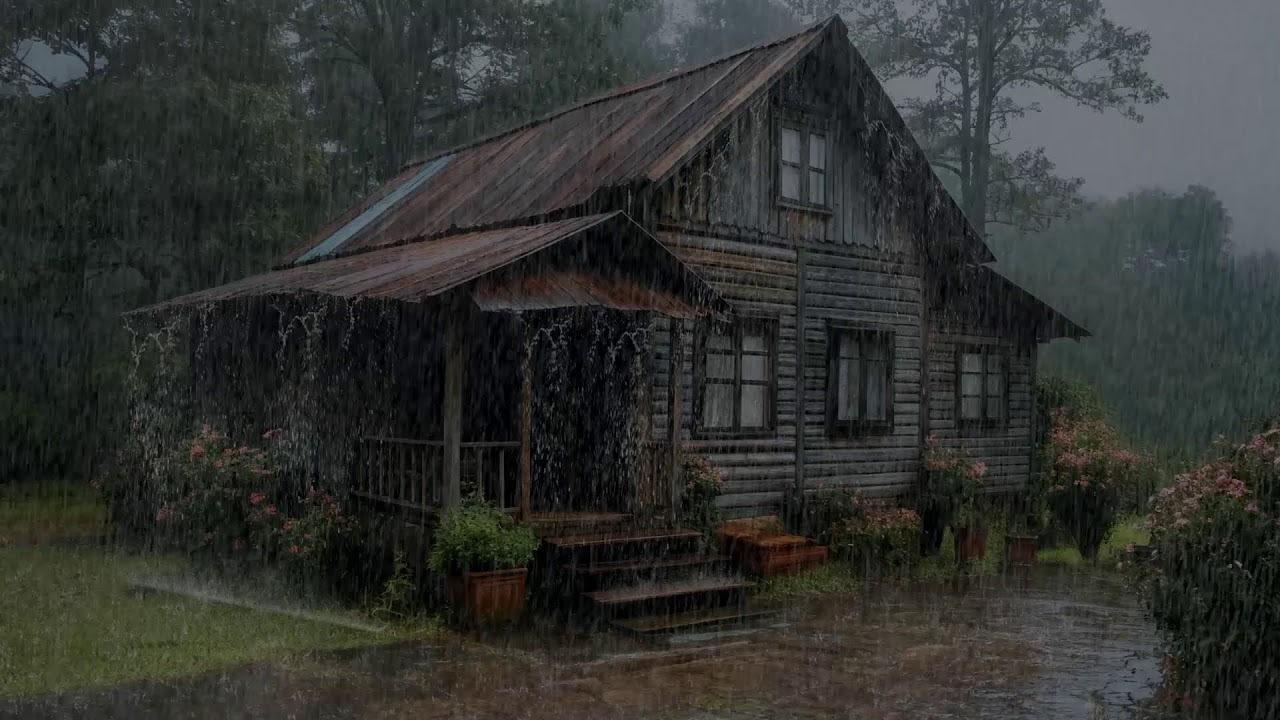 Relaxing rainfall creating calm allowing your body and mind to rest in deep serenity