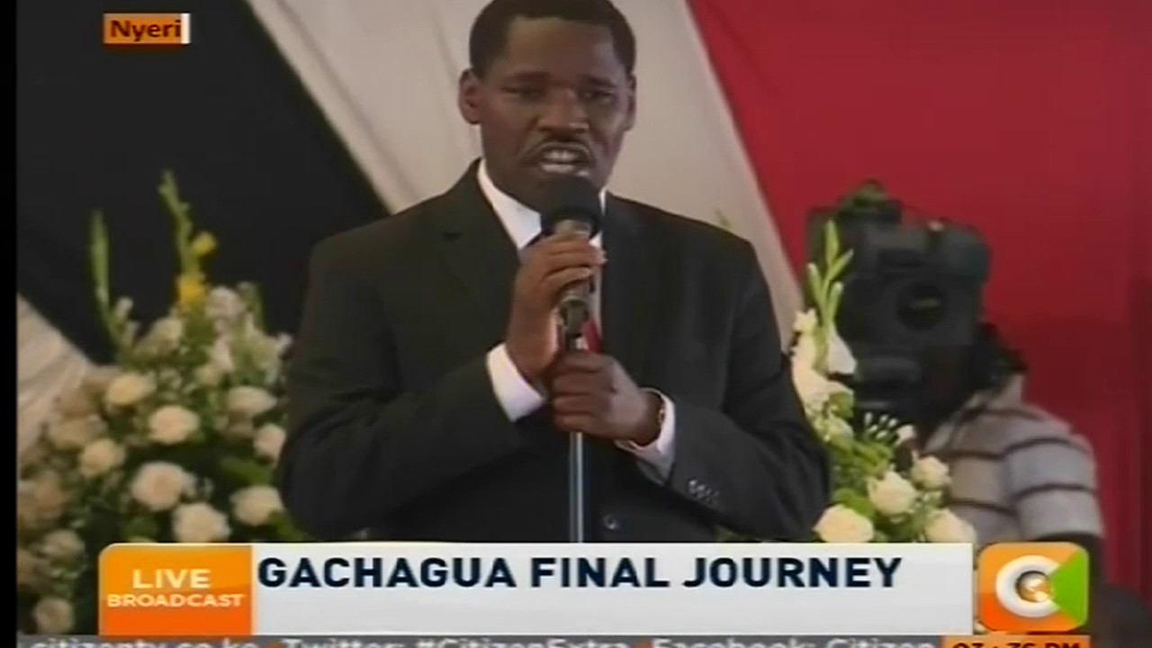 COG Peter Munya  pays tribute to the late Nyeri Governor Nderitu Gachagua